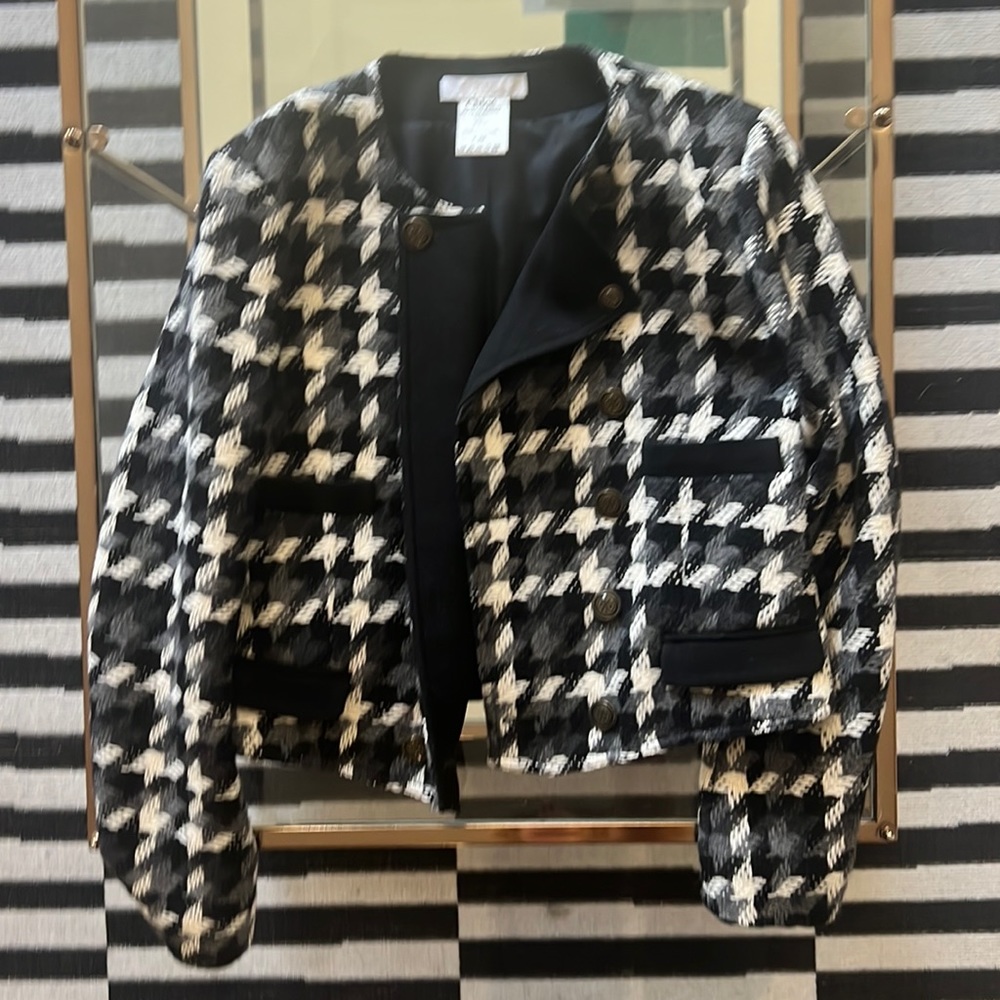 Chloe Houndstooth Jacket, Great Condition!